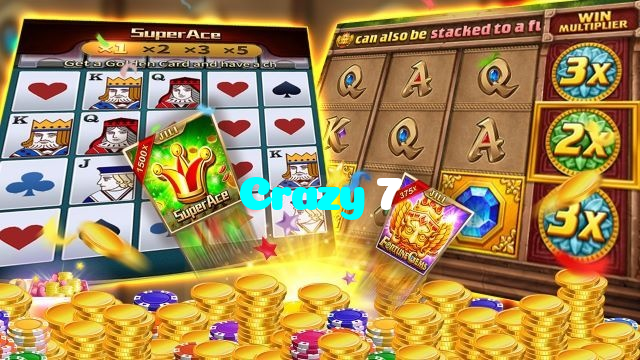 Crazy 7 casino presented on mobile device in Pakistan with slots and live games